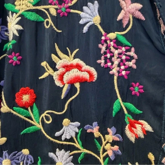 Johnny Was Gisella Navy Top size S - Picture 6 of 6